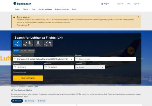 
                            7. Lufthansa Flights (LH) - Lufthansa Ticket Booking - Expedia