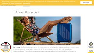 
                            3. Lufthansa Handgepäck - Maße und Handgepäckbestimmungen ...