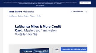 
                            8. Lufthansa Miles & More Kreditkarte