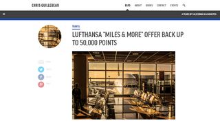 
                            7. Lufthansa “Miles & More” Offer Back Up to 50,000 Points : The Art of ...