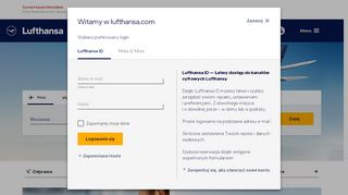 
                            3. Lufthansa - Oferty połączeń | Zarezerwuj podróż i bilety w dobrej cenie