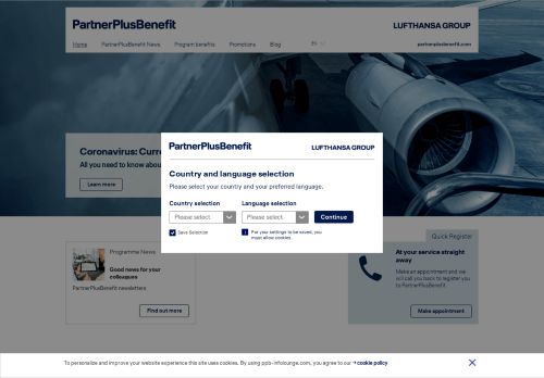
                            9. Lufthansa PartnerPlusBenefit corporate bonus programme