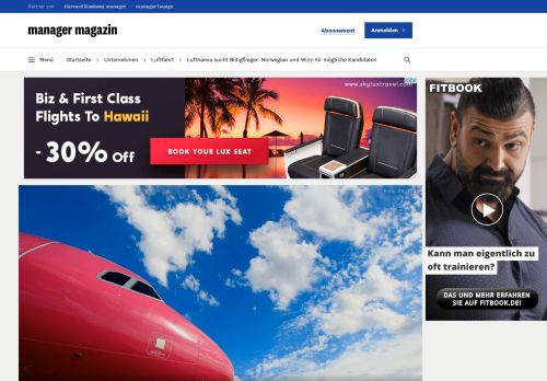 
                            7. Lufthansa sucht Billigflieger: Norwegian und Wizz Air mögliche ...