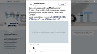 
                            8. Lufthansa Systems on Twitter: 