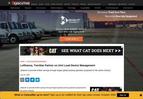 
                            13. Lufthansa, TrenStar Partner on Unit Load Device Management