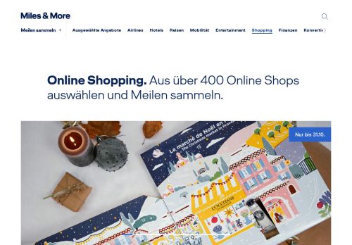 
                            8. Lufthansa WorldShop - Miles & More Online Shopping Meile