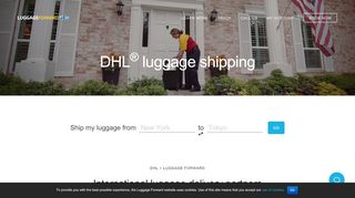 
                            12. Luggage Forward & DHL - Best Way to Ship Luggage DHL®