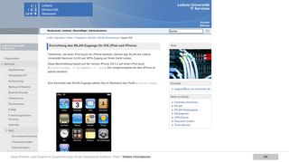 
                            11. LUIS - Apple iOS - Leibniz Universität IT Services