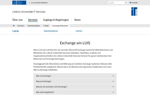 
                            10. LUIS - Exchange Mailsystem