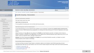 
                            7. LUIS - Scientific Computing – Documentation - Leibniz Universität IT ...