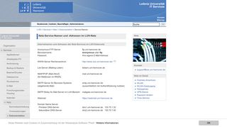 
                            9. LUIS - Service-Namen - Leibniz Universität IT Services