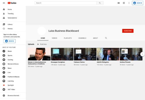 
                            4. LUISS Business Blackboard - YouTube