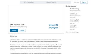 
                            10. LUISS Finance Club (LFC) | LinkedIn