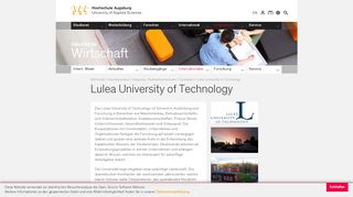 
                            3. Lulea University of Technology - Hochschule Augsburg