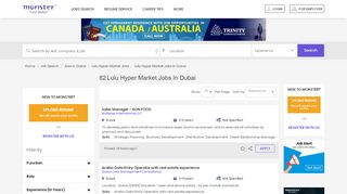 
                            2. Lulu Hyper Market Jobs in Dubai [ Opening and Vacancies] - Monster ...