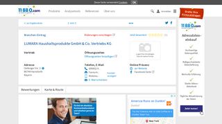 
                            11. ▷ LUMARA Haushaltsprodukte GmbH & Co. Vertriebs KG | Tel ...