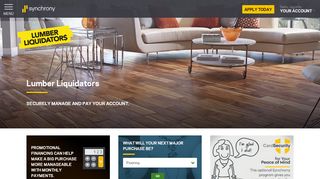 
                            13. Lumber Liquidators | Flooring Financing | Synchrony