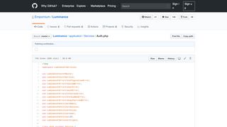 
                            13. Luminance/Auth.php at master · Empornium/Luminance · GitHub