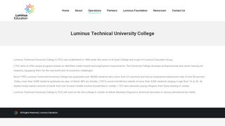 
                            8. Luminus Technical University College – Luminus Education
