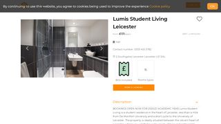 
                            8. Lumis Student Living Leicester in Leicester, LE1 • StudentTenant.com