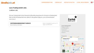 
                            8. Luna Trading GmbH - Jobs auf laendlejob.at