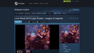 
                            10. Lunar Revel 2019 Login Screen - League of Legends