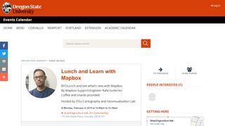 
                            11. Lunch and Learn with Mapbox - Oregon State University