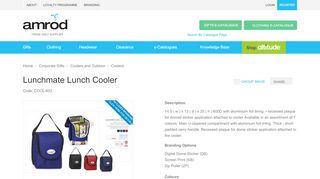 
                            7. Lunchmate Lunch Cooler | COOL-603 - Amrod