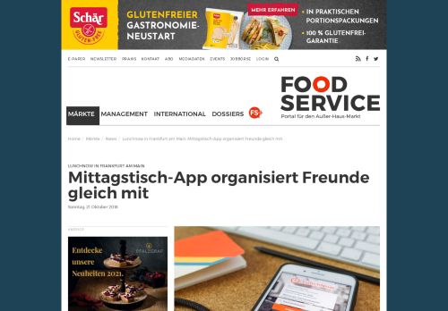 
                            5. Lunchnow in Frankfurt am Main: Mittagstisch-App organisiert Freunde ...