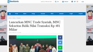 
                            11. Luncurkan MNC Trade Syariah, MNC Sekuritas Bidik Nilai Transaksi ...