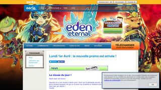 
                            6. Lundi 1er Avril - Eden Eternal - Free MMORPG at Aeria Games