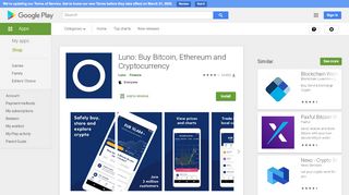 
                            4. Luno: Buy Bitcoin, Ethereum & Cryptocurrency Now - Apps ...