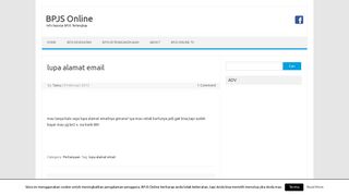 
                            12. lupa alamat email – BPJS Online