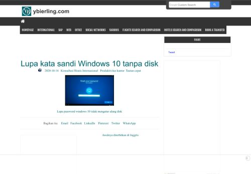 
                            13. Lupa kata sandi Windows 10 tanpa disk - [Internasional SAP & Web ...