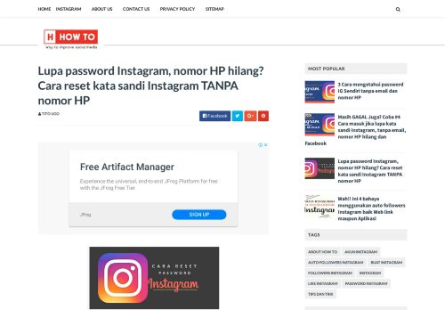 
                            1. Lupa password Instagram, nomor HP hilang? Cara reset kata sandi ...