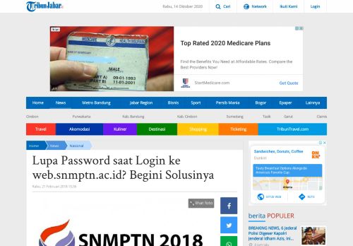 
                            6. Lupa Password saat Login ke web.snmptn.ac.id? Begini Solusinya ...