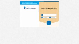 
                            4. Lupa Password - SIM Akademik Universitas Mercubuana