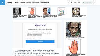 
                            11. Lupa Password Yahoo dan Nomor HP sudah tidak aktif? Begini Cara ...