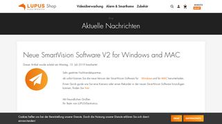 
                            2. Lupus-Electronics - News - Neue SmartVision Software V2 for ...