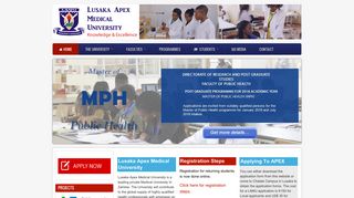 
                            1. Lusaka Apex Medical University | Knowledge and Excellence