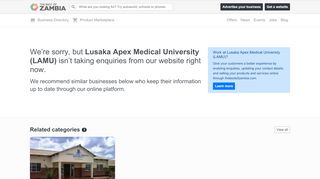 
                            13. Lusaka Apex Medical University (LAMU) | University in Lusaka, Zambia