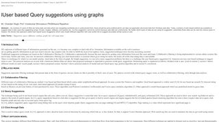 
                            4. lUser based Query suggestions using graphs - Ijser