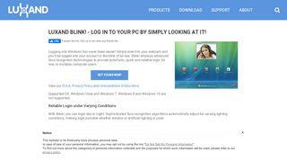 
                            7. Luxand - Blink! - Log in to Your PC by Simply Looking at It!