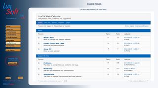 
                            1. LuxCal free web calendar - LuxSoft