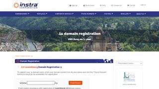 
                            12. Luxembourg .lu Domain Registration - Register Your Luxembourger ...