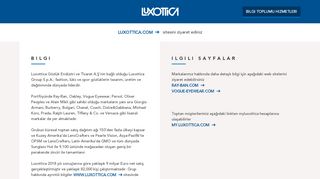 
                            10. Luxottica: Bilgi Toplumu Hizmetleri