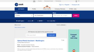 
                            12. Luxottica Jobs in All Australia - SEEK