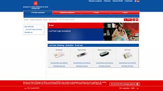 
                            3. LuxTrust Login procedure / Use of S-net / S-net / Private ... - BCEE