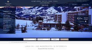 
                            4. Luxuriöses 5 Sterne Hotel in Jochberg Kitzbühel - Kempinski Hotels