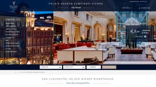 
                            10. Luxuriöses 5 Sterne Hotel in Wien | Palais Hansen Kempinski Vienna